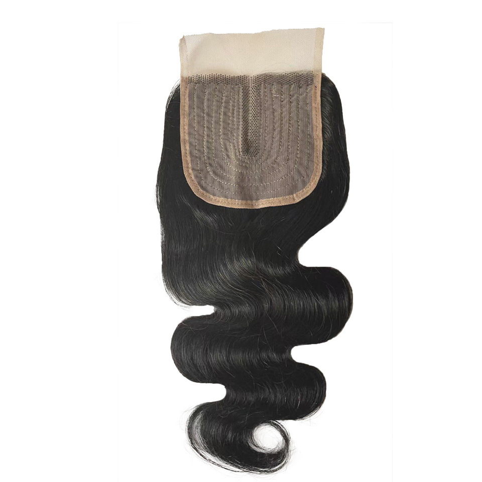 Human Hair 4X4 Lace Closure Brazilian Ha...