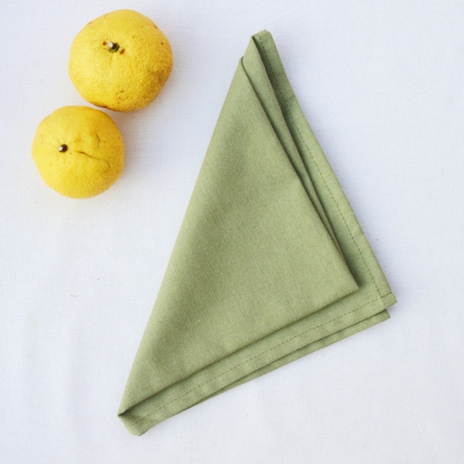 Servilletas de algodón y lino, tela bucal, rizado, country americano, decoración de bodas lisa, fiesta, servilleta de lino transfronteriza de Navidad