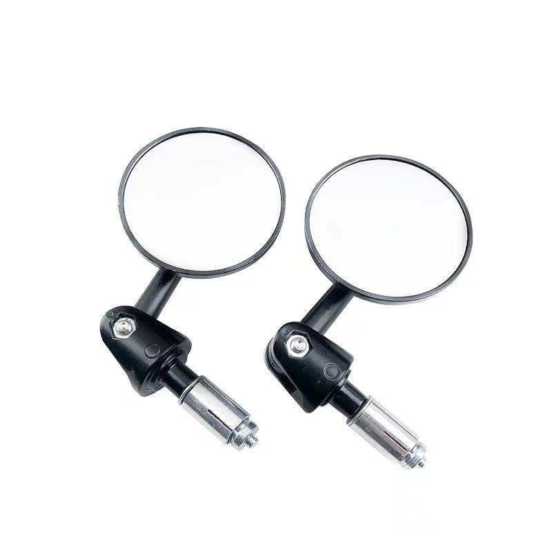 Rearview Mirror Rearview Mirror Round Folding Car Reflector Retro Motorcycle Modified Handlebar Adjustment Aluminum Alloy