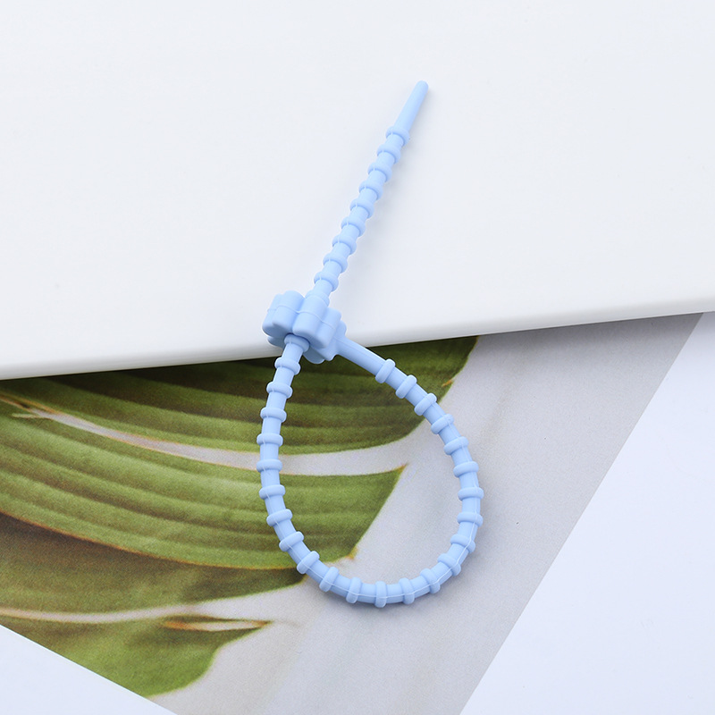 Colorido silicona cinta llavero cuerda DIY muñeca juguete cordón auricular cable de datos Cable de almacenamiento y acabado cinta