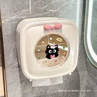 Коробка для салфеток для ванной комнаты, водонепроницаемая стойка для хранения рулона туалетной бумаги, настенная коробка для хранения туалетной бумаги, туалетная бумага