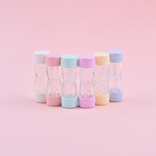 RGP双头瓶圆柱硬性美瞳伴侣盒菱形RGP双联瓶隐形眼镜角膜塑形OK镜