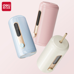Deli Va10 Large Diameter Fully Automatic Pencil Sharpener Electric Pencil Sharpener Fully Automatic Pencil Sharpener for Thick Rods