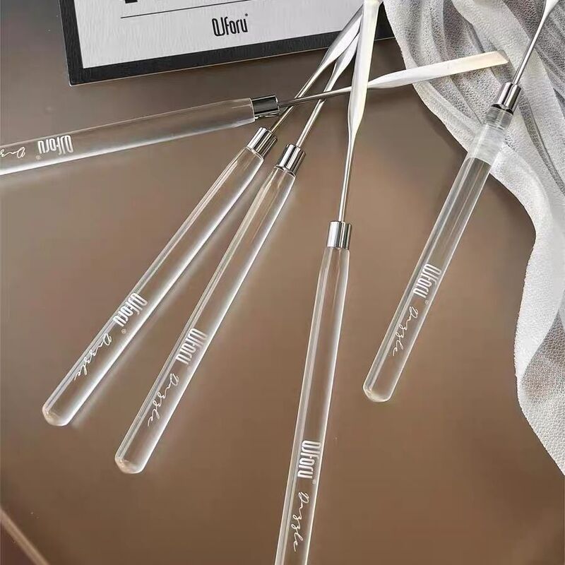 Manicure High-Looking Ultra-Thin Glue Stick Transparent Acrylic Rod Does Not Peel Off Paint and Mixes Nail Polish Glue