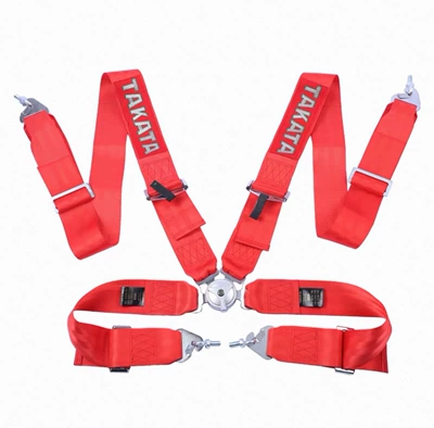 modification, quick-release 3inch – Car seat belt - red-four-point-harness