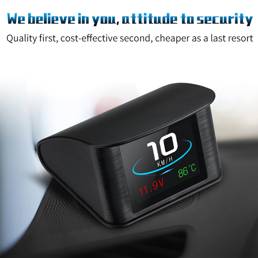 P10 Car Hud Head-Up Display Car Projector Driving Computer Obd2 Head-Up Display High-Definition Digital