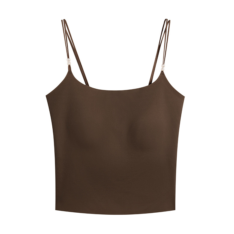 Ropa interior para mujer primavera y verano estilo fino 10a antibacteriano sin anillo de acero correa de recolección transpirable sin costuras sujetador de base de color sólido sin costuras