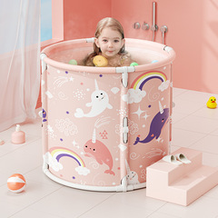 Baby bathtub, children's bathing tub, infant swimming pool, home-use foldable newborn bath tub, bath basin