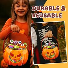 ��y���Â���Favor Bags Transparent Pumpkin�f�}��͸���Ϲ϶Y��