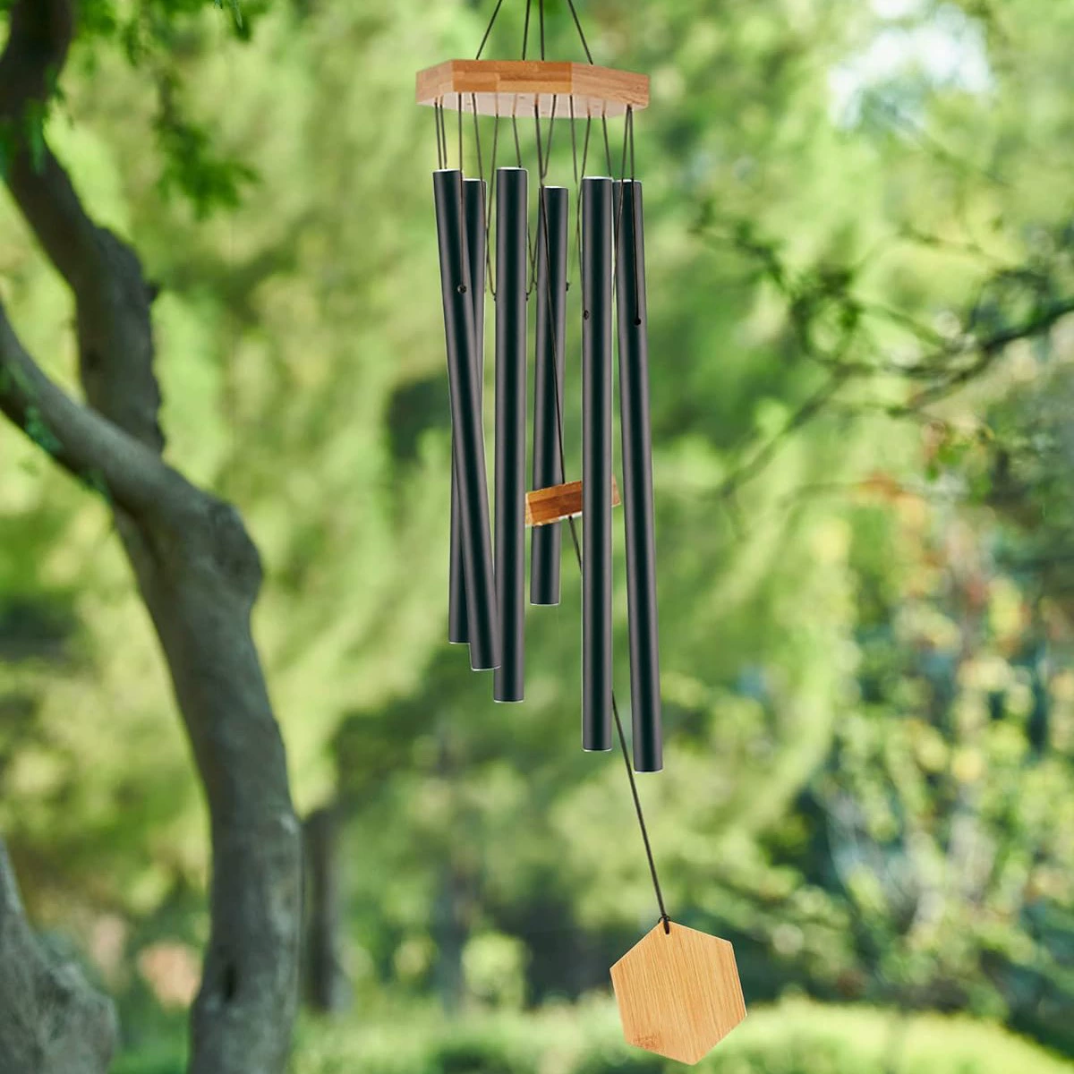 Металлические ветряные колокольчики, 29inch алюминиевых трубок, подвесные украшения для дома, балкона, двора, европейские и американские трансграничные музыкальные подарки, оптовые ветряные колокольчики