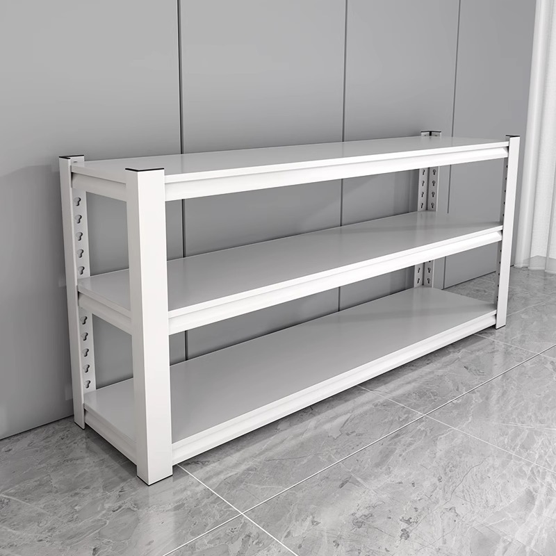 Estantes Estantes Estante de almacenamiento para el hogar de varios pisos Estante de almacenamiento Balcón Almacén de supermercado Estante de hierro de acero en ángulo comercial image 5