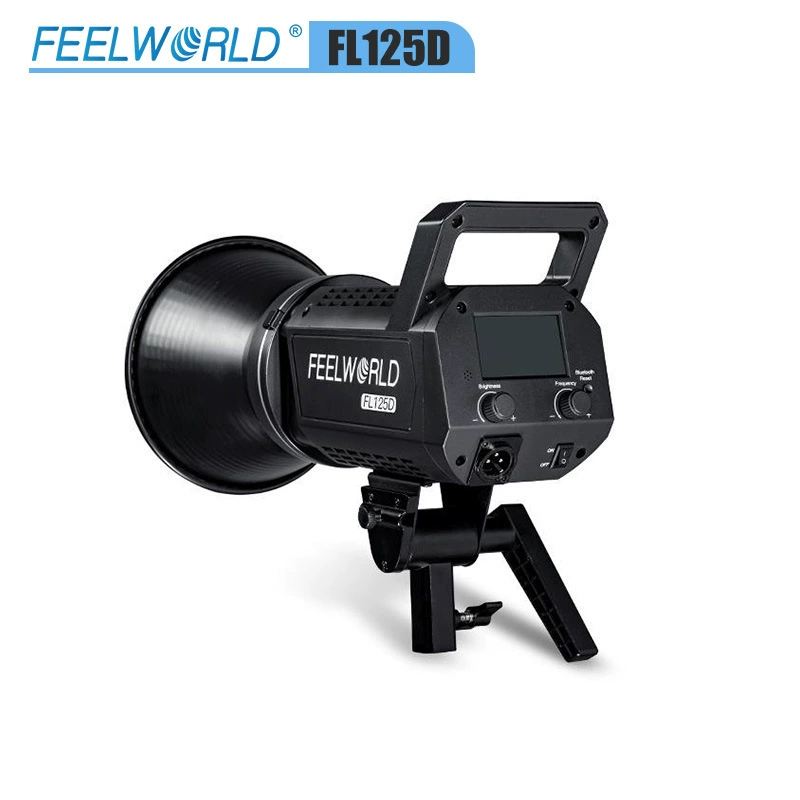 Fulweide FL125D 125W однотонный точечный источник света для кино и телевидения, прожектор, управление через Bluetooth APP, COB свет