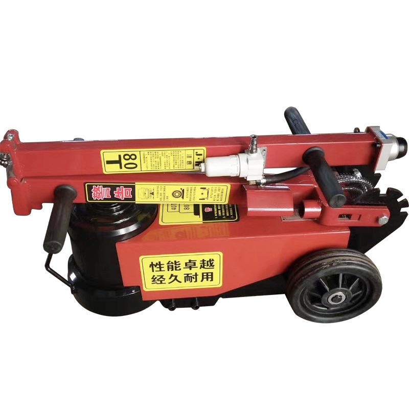 Gato neumático 80t Jack hidráulico horizontal al por mayor 80T coche hidráulico Jack