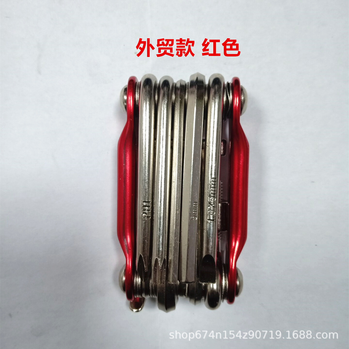 Herramienta de combinación de aleación de aluminio de color herramienta de reparación de bicicletas de montaña con cortador de cadena traje de reparación de automóviles