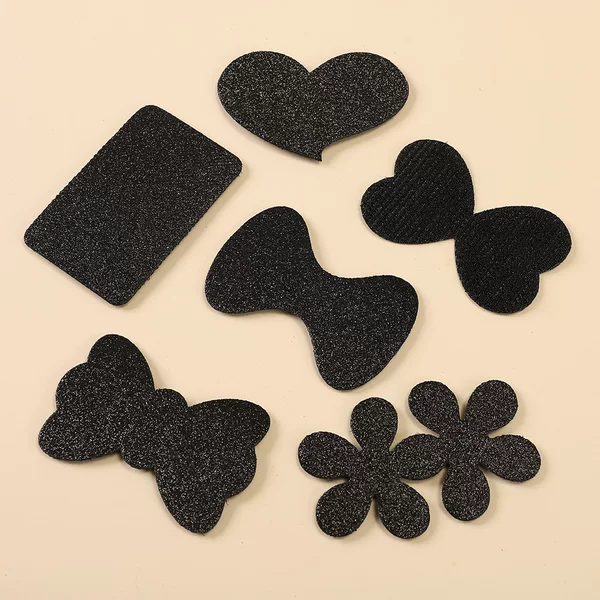 Bangs Stickers for Women with Broken Hair, Black Simple Velcro Stickers, Bangs Magic Stickers, Adult Hair Stickers, Headwear Wholesale Hair Stickers