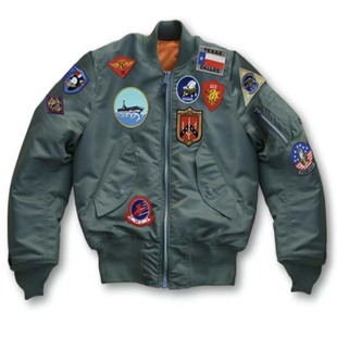 Foreign Trade Flight Suit Zipper Jacket Baseball Suit Waterproof Windproof Quilted Heavy Embroidery 2025 Model
