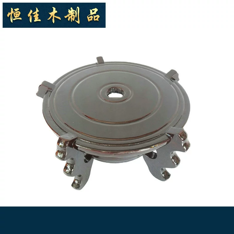 Поставка Фабрики Керамический Очиститель Воды База Стеклянная Бутылка Деревянный Держатель Гидропоники Стеклянная Бутылка Каменная База