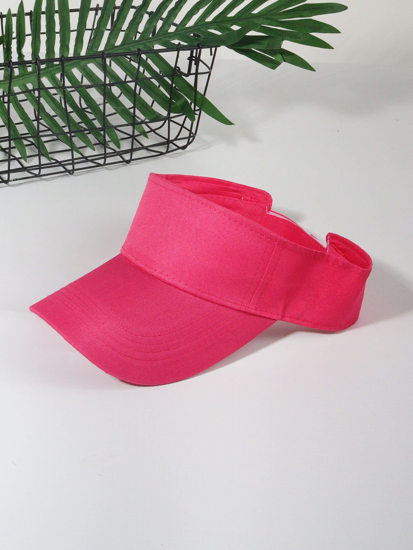 Unisex Solid color light plate empty top cap sunblock shade casual dopamine-color fashion trend men's and women's baseball caps_voghion.com