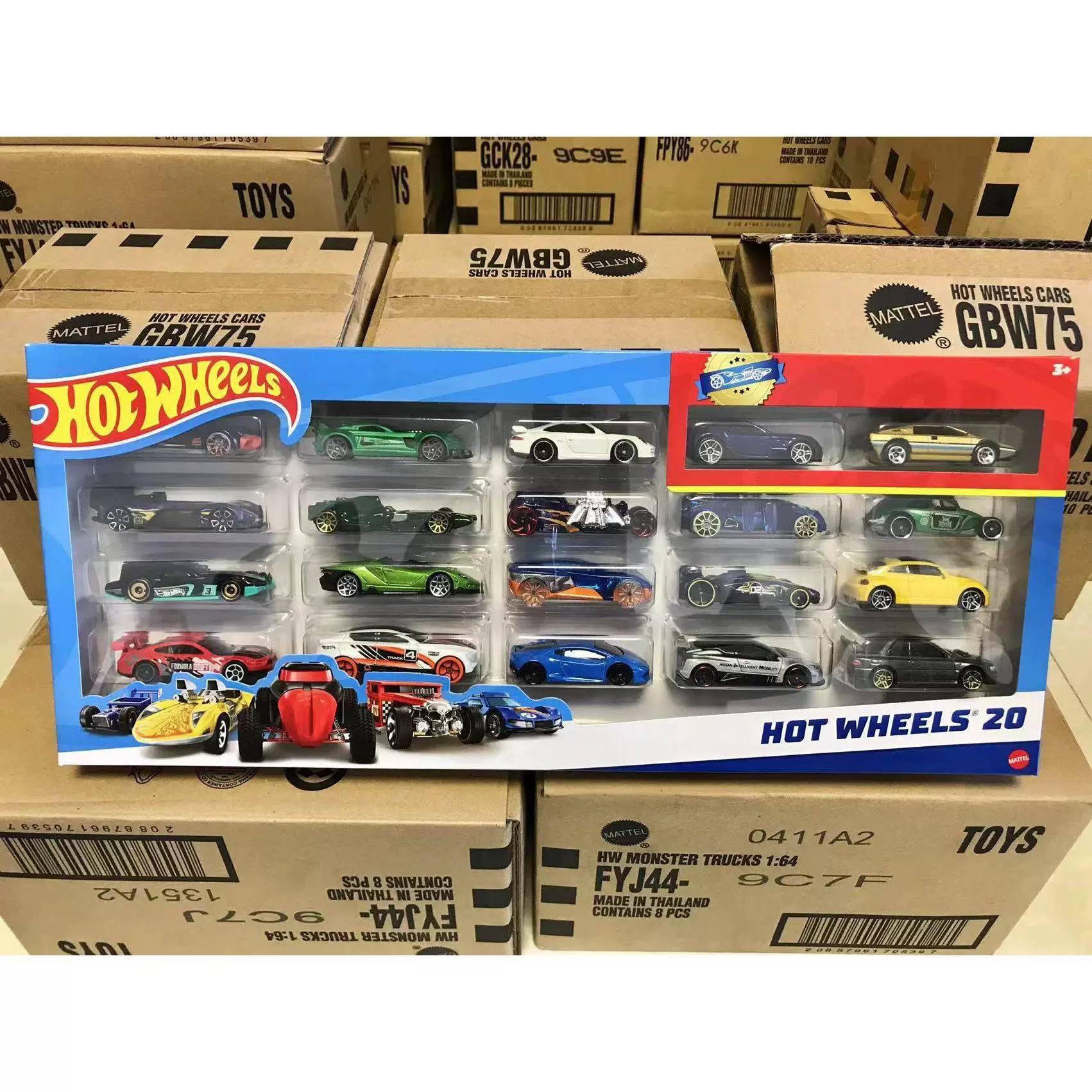 Hotwheel Fenghuolun двадцать цельных автомобилей двадцать - загруженная сплавная модель Trail H7045