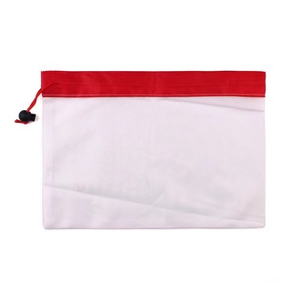 Factory in stock small size stitching fruit bag white mesh bag storage bag toy storage bag
