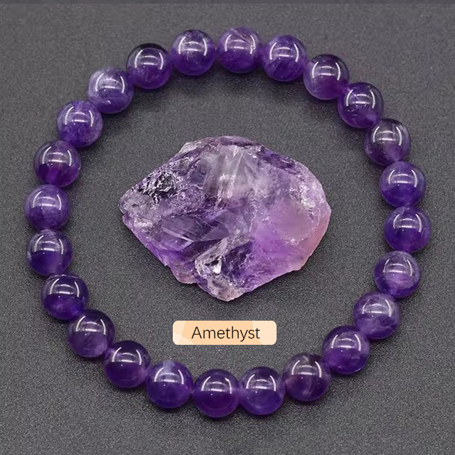 SHINE/TEMUクロスボーダー天然石瑪瑙水晶ビーズブレスレット燐灰石ラピスラズリブレスレット男女手飾り