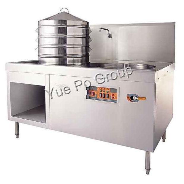 利高电热双头蒸炉