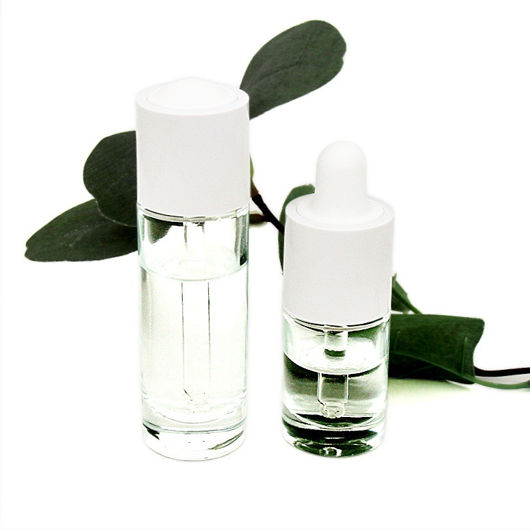 现货透明20/30ml化妆品玻璃滴管瓶乳液精华液分装瓶胶头空瓶批发