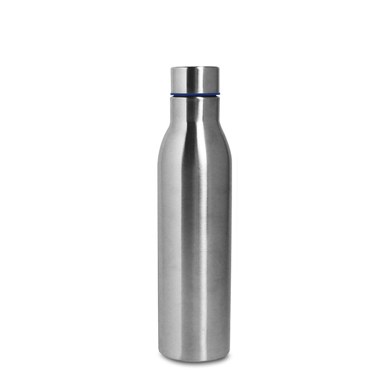 Fábrica personalizada 304 botella de acero inoxidable de una sola capa deportes al aire libre taza de agua conveniente botella de agua puede personalizar logotipo