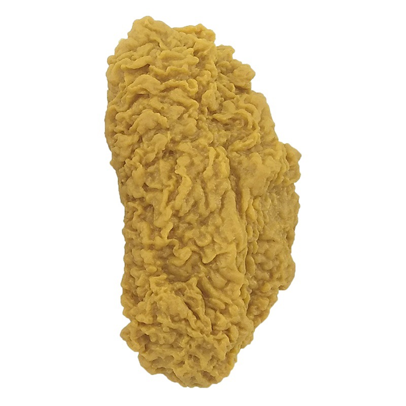 Llavero de la pata de pollo de simulación caliente transfronteriza Papas fritas llavero modelo de comida divertido ala de pollo llavero al por mayor