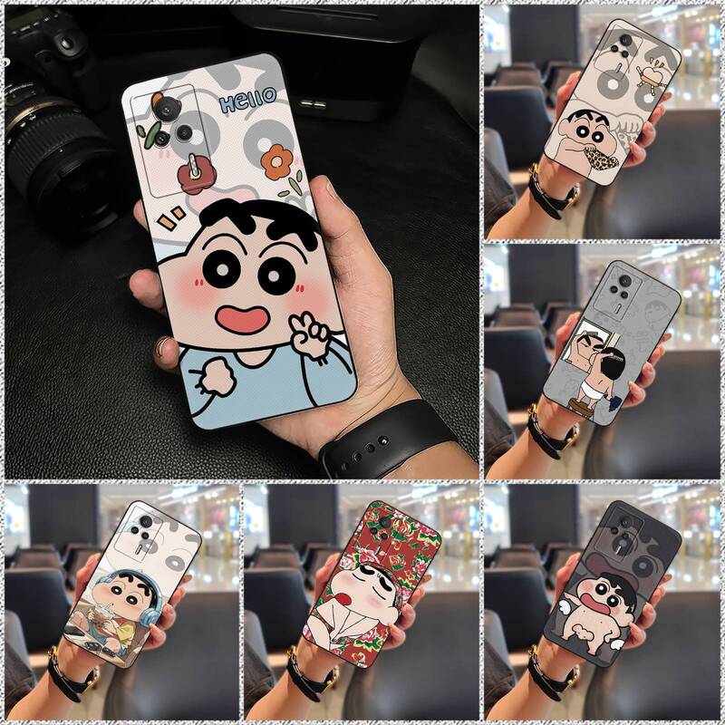 Suitable for Xiaomi Mobile Phone Case Soft Shell Creative New Crayon Youth Couple Men and Women Funny Stylish Anime