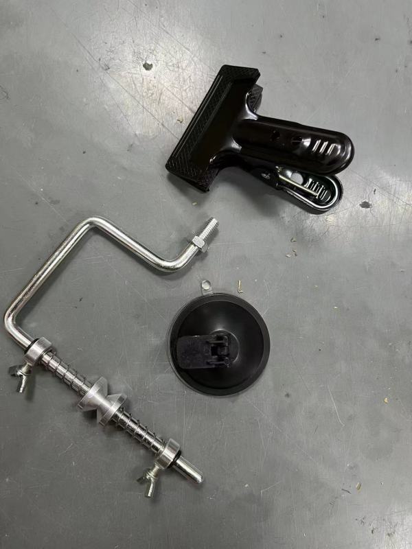 デスクトップライブ携帯電話クリップ雲台補光灯スタンドスタジオ背景クリップ三脚撮影強力鉄クリップ