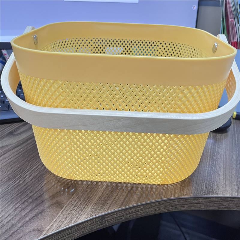 Estilo de cocina de baño canasta de almacenamiento Resalto canasta de almacenamiento de mano canasta de almacenamiento canasta de snack