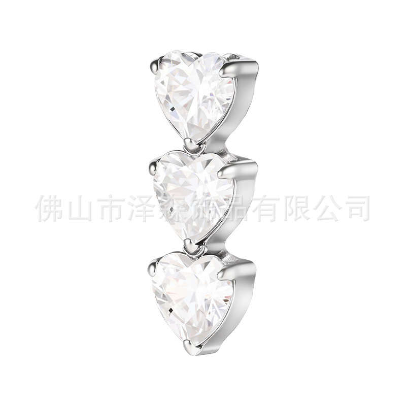 Pointed titanium steel lip stud product view