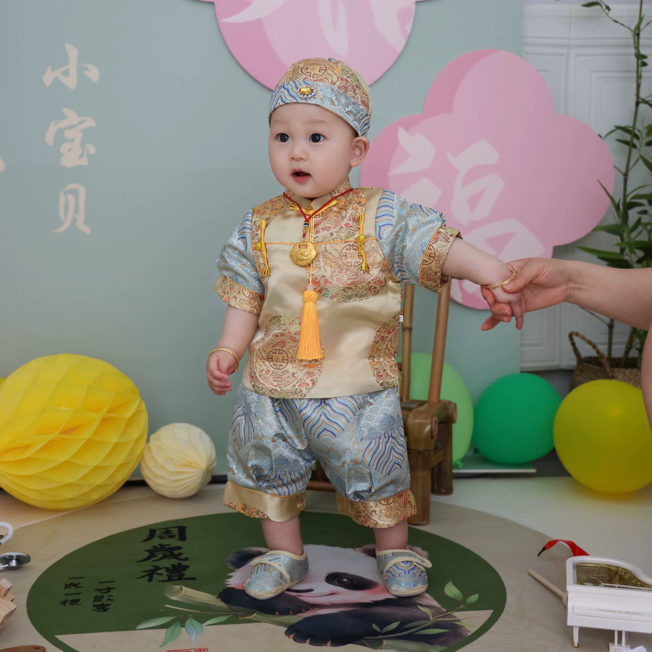 Юное платье мужское сокровище высокого класса, новый китайский стиль, годовалый банкет в китайском стиле