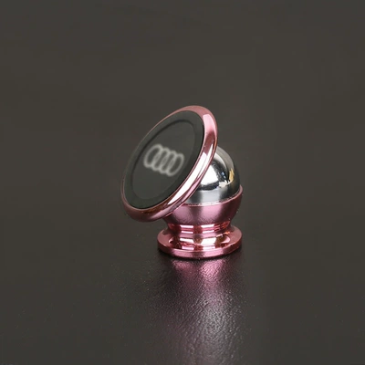 logo magnet holder navigation magnetic — Car phone holder - rose-gold-belt-logo-single-note-logo