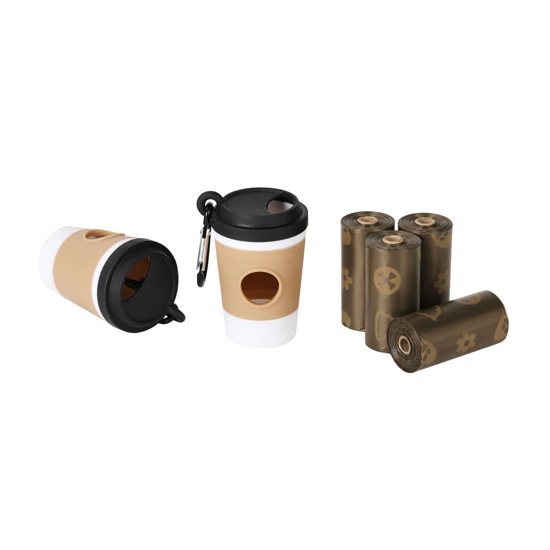 bolsa para pasear perros bolsa para cubrir la cáscara de la bolsa para recoger perros bolsa para cubrir la taza de café bolsa de basura para mascotas dispensador