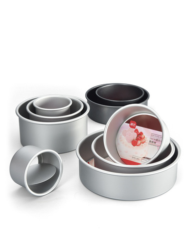 Anode cake mold cheese chiffon live bottom movable round non-stick baking tool set 6 inches 8 inches