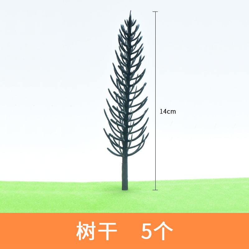 Edificio modelo de mesa de arena material DIY modelo hecho a mano acabado tronco de pino de álamo blanco