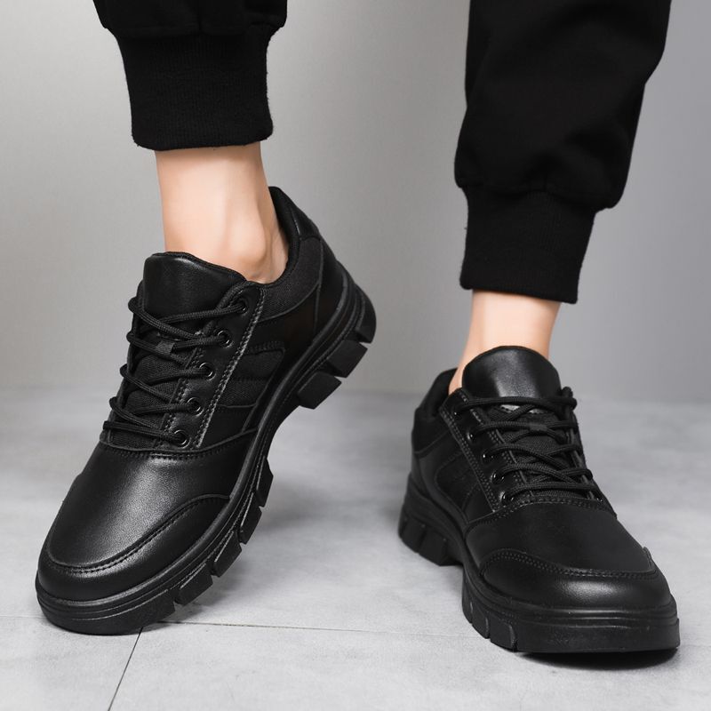 New Autumn and Winter Training Men's Shoes, Outdoor Training Low-Cut Workwear, Patrol Security Shoes, Driving Sneakers