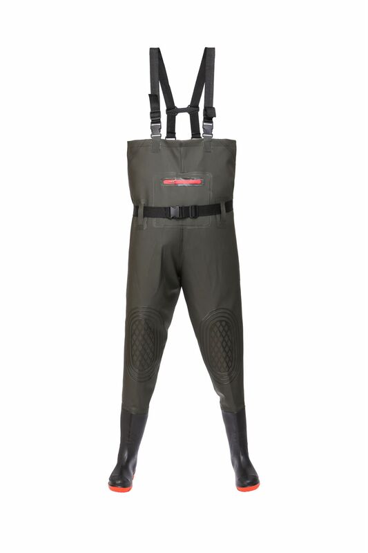 半身の下のズボンは厚くて耐摩耗性の防水の服の一体の連体の雨靴の全身の雨のズボンの渉水のズボンです。|undefined