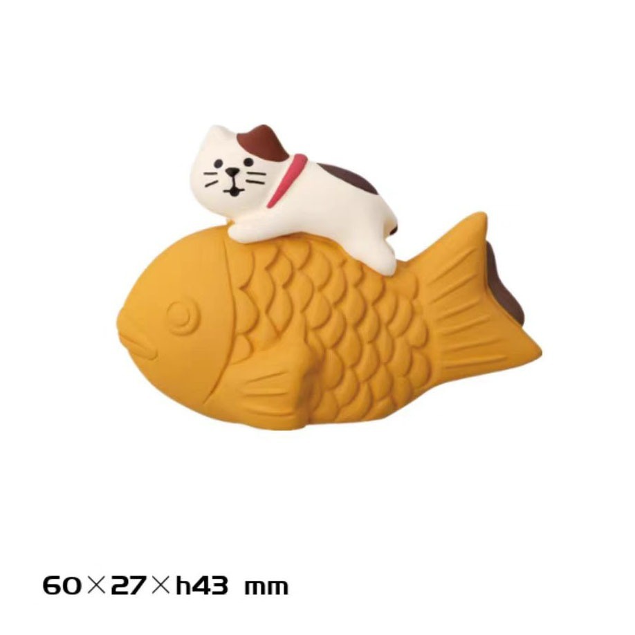 냉장고 자석 새끼 고양이 물고기