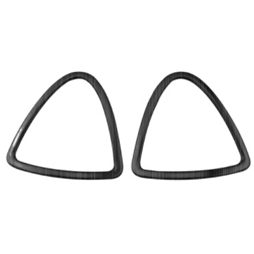 Suitable for Nissan Jinke front panel air outlet car interior modification outlet film modification (Car interior film) - stainless-steel-black-2