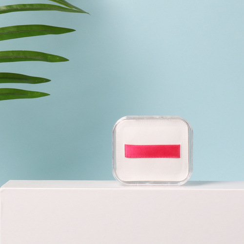 Cotton Candy Air Cushion Powder Puff - Dual-Sided Wet and Dry Foundation-Specific Triangular Sponge Makeup Tool - Non-Absorbent