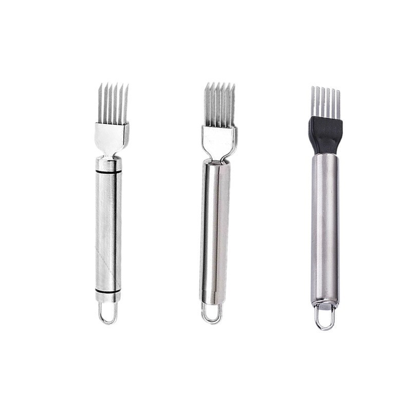 ステンレスのネギ切り器のネギの刀はネギの花の刀の家庭の台所の小さい道具の多機能の野菜切り器の糸切り器を切ります。