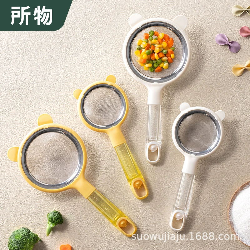 Сито фильтра для соевого молока Детское питание Детский дуршлаг Бытовая кухня Куриное яйцо Торт Жидкие Инструменты для выпечки Сито для муки