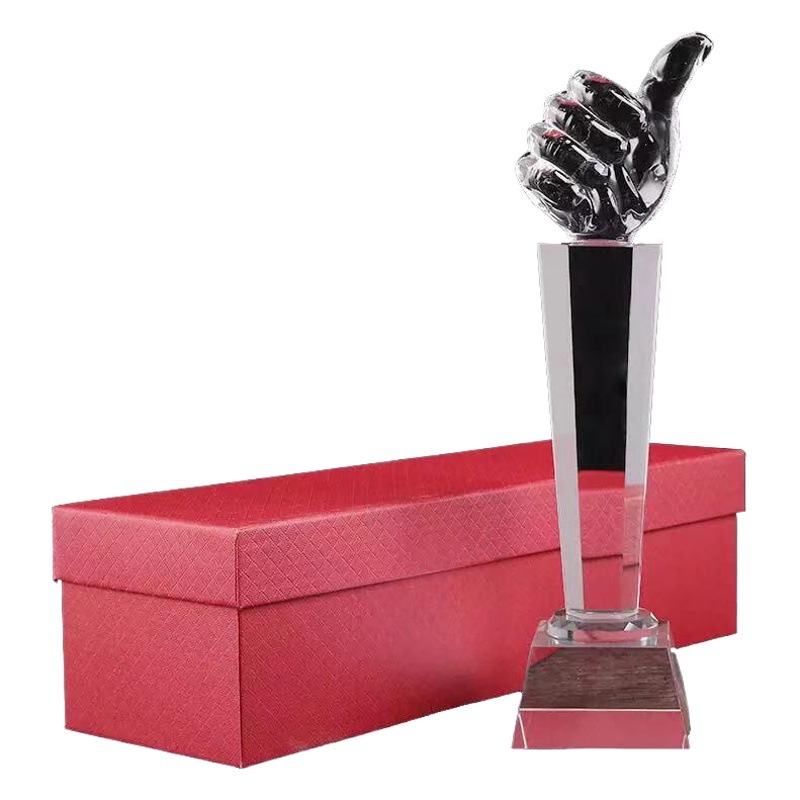 Trofeo de cristal personalizado con grabado, trofeo de resina para exámenes de arte del baile, trofeo hecho a medida para empleados destacados, trofeo para reunión anual de la empresa.