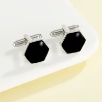 Amazon новые мужские индивидуальные шестиугольные запонки сплав гальваника модный французский дикий костюм запонки аксессуары