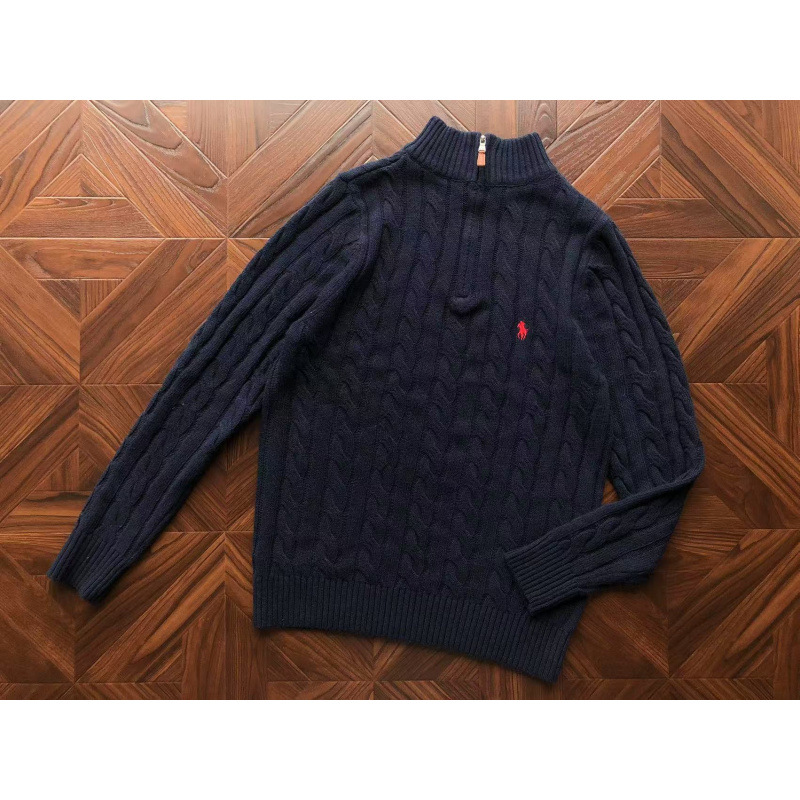 Fuente de alta versión Paul otoño ropa de hombre de cuello redondo chaqueta chaqueta camiseta de punto suéter de pony casual un cabello