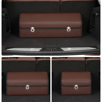 Storage Box, Car storage bag/box - coffee-color-small-size-383130