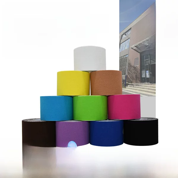 Factory Elastic Sports Physiotherapy Kinesio Tape Muscle Patch Muscle Patch Lifting Chest Patch Bandage